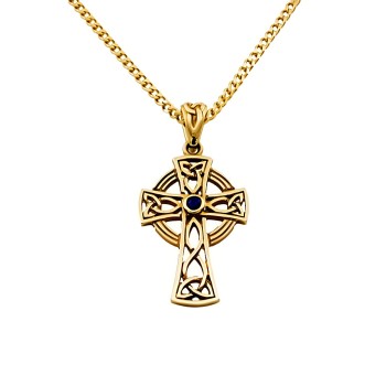 9ct Gold 4.8g 20 inch Cross Pendant with Chain